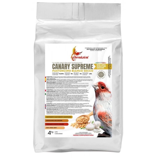 Excellent White Seca Ornizin Canary food
