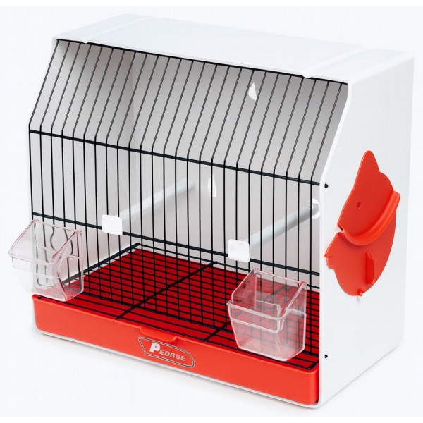 Jaula concurso Pedros frontal negro sin puerta Breeding cages and exhibition