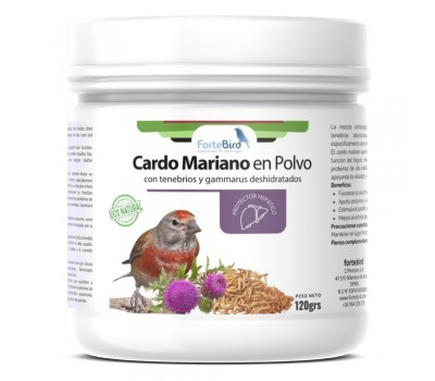 Cardo Mariano en Polvo con Tenebrios y Gammarus deshidratados | Regenerador Hepático y Fuente de Proteínas