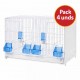 Jaula Cría 58 Desmontable 2GR (Pack 2 ud) Breeding cages and exhibition