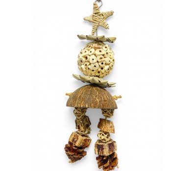 Juguete natural geri coco, cuerdas 32 cm