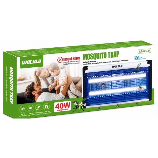 Lámpara Eléctrica Antimosquitos UV 40W Parásitos externos / Insecticidas / Plagas