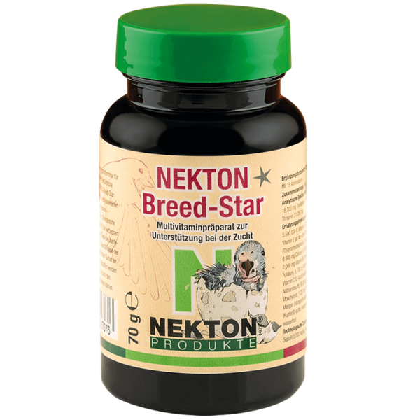 NEKTON Breed-Star 70 g – Suplemento Alimenticio para la Cría y Reproducción de Aves Nekton