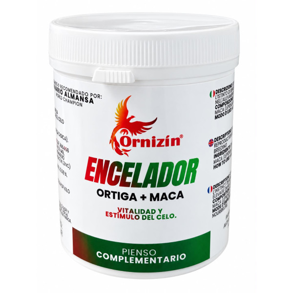 Encelador en polvo Ornizin (Ortiga y Maca Negra) Cría y celo