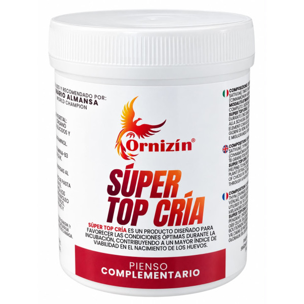 Super Top Cria 125 grs  (mayor indice incubación de los huevos) Problemas de puesta