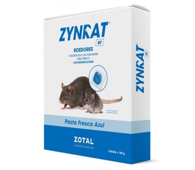 Zotal | Zynrat® BF Pasta Fresca | (2 Bolsas de 150 gr) | Veneno para Ratones | Matarratas Potente y eficaz | Uso domestico