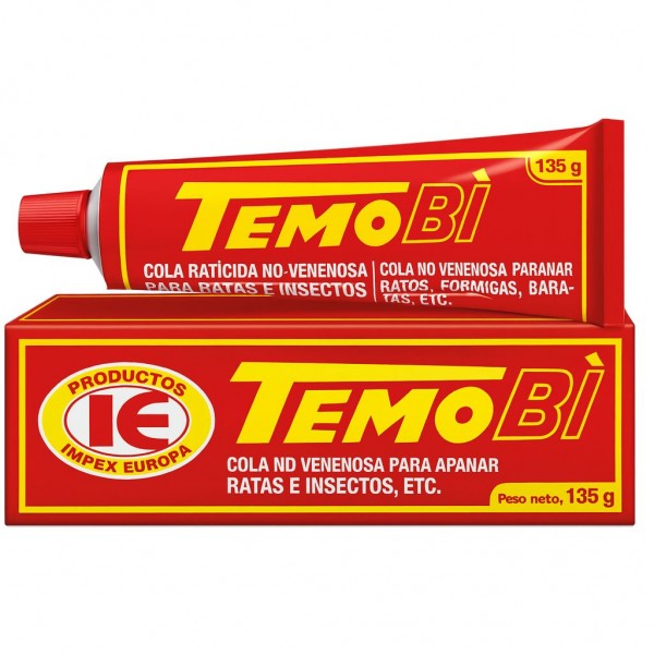 Raticida Cola Temobi 135 g – Pegamento atrapante sin veneno para ratas e insectos Parásitos externos / Insecticidas / Plagas