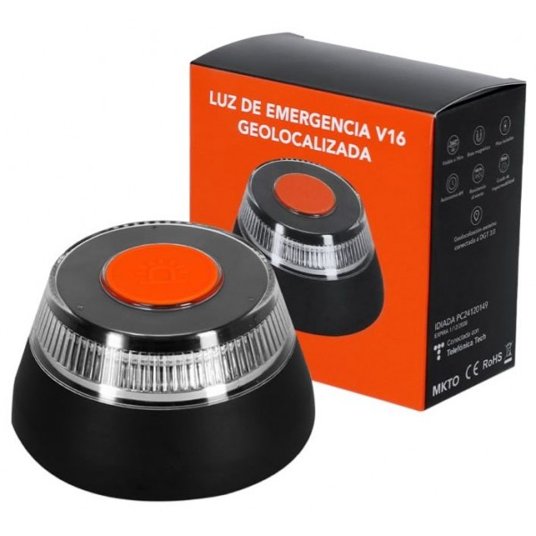 Baliza V16 Geolocalizada Homologada DGT con Conectividad IoT y Datos Incluidos hasta 2038 Bazar