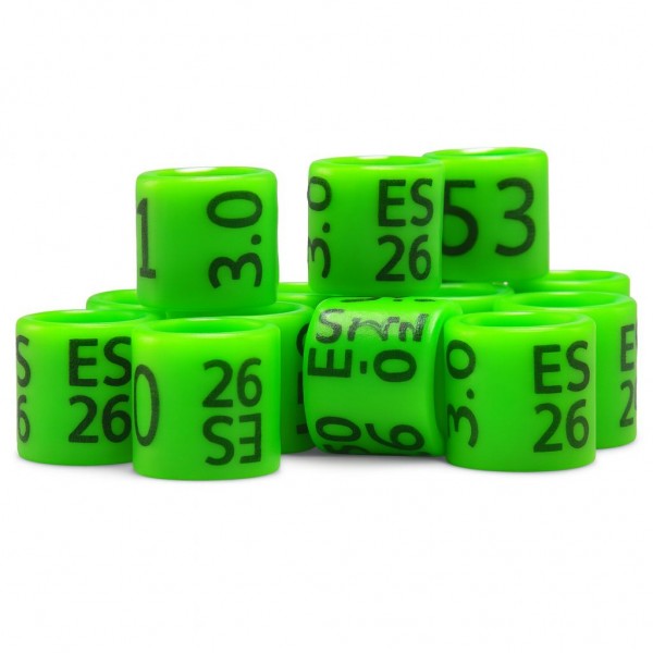 Canarios / Anillas carbono Grabadas con año y numeradas 3mm