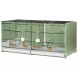 Jaula de Cria 90cm 2GR Portofino Verde Desmontable Art. 421 Breeding cages and exhibition