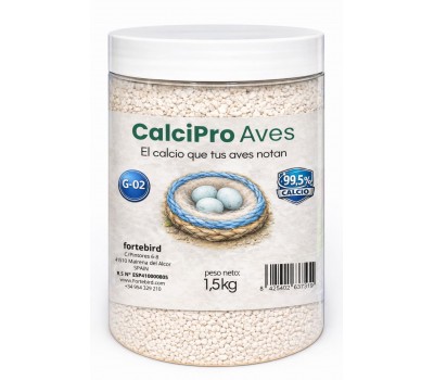 CalciPro Aves 1,5 kg | Calcio de Alta Absorción ideal para periodos de cria