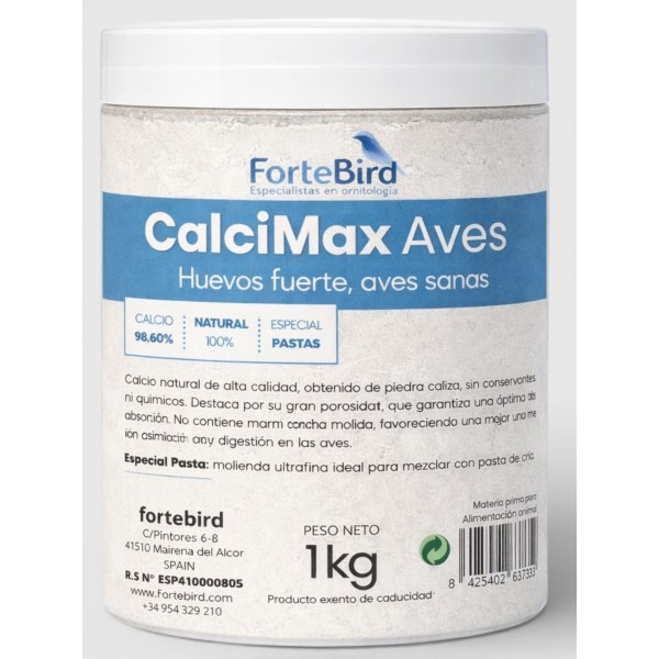 CalciMax Aves (suplemento mineral de calcio de alta pureza) Cales - Grit minerales