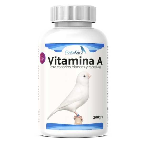 Vitamina A de Fortebird 200 grs | Para Canarios blancos y recesivos Complejos vitaminicos 
