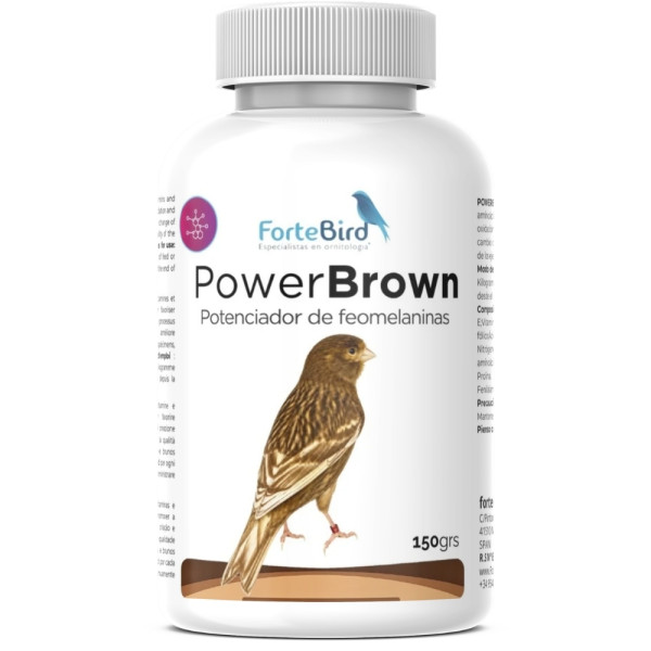 PowerBrown | El potenciador perfecto de feomelaninas para el plumaje de sus aves