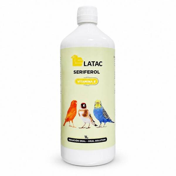 Seriferol 1 litro de Latac (vitamina E muy beneficioso durante la cria) Latac