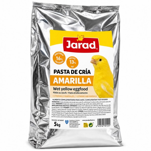 Jarad pasta de cria amarilla Pastas Mórbida