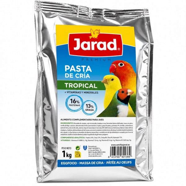 Jarad pasta de cria tropical Pastas Mórbida