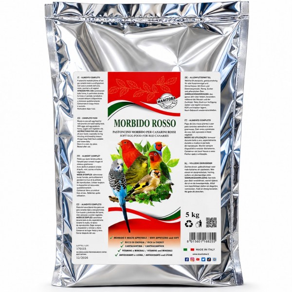 Morbido Rosso 5 kg Chemi Vit (pasta mórbida roja) Pastas Mórbida