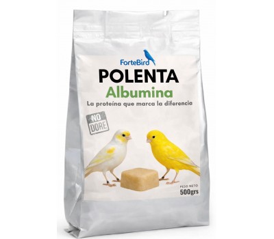 Polenta con Albumina Fortebird para aves 500 grs