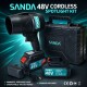 Soplador Turbo Industrial Sanda SD-5938 con Batería 48V Accesorios para aviarios 