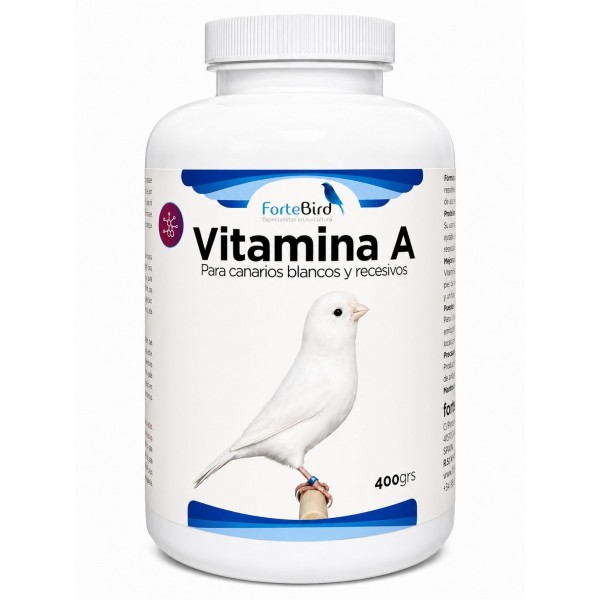 Vitamina A de Fortebird 400 grs | Para Canarios blancos y recesivos Complejos vitaminicos 