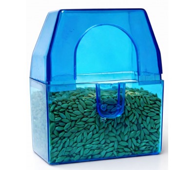 Comedero aves Canario Azul