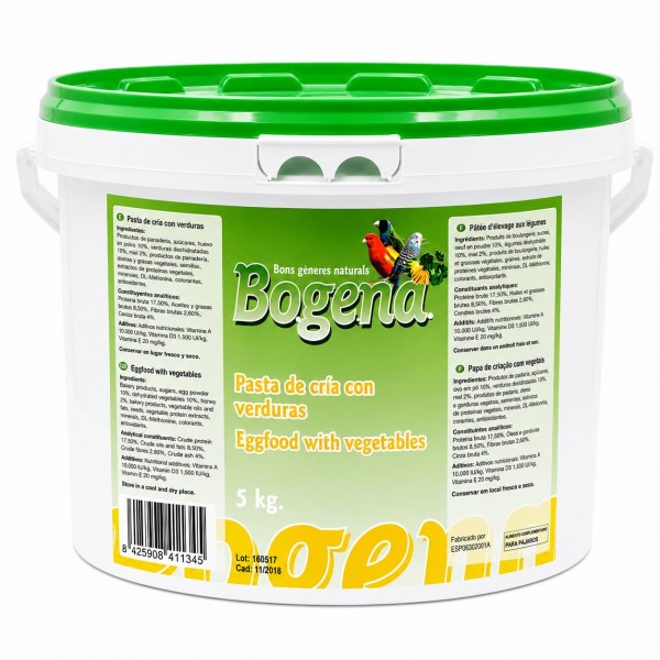 Bogena pasta de cría con verduras Morbid breeding stock