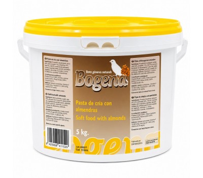 Bogena pasta de cria con almedras