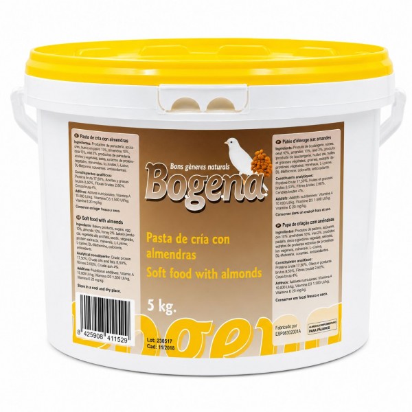 Bogena pasta de cria con almedras Morbid breeding stock