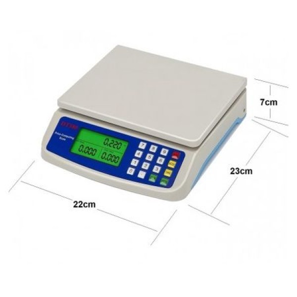 Bascula electrónica de precisión de 1 gr a 30 kg Accesorios para aviarios Bascula electrónica de precisión de 1 gr a 30 kg Accesorios para aviarios