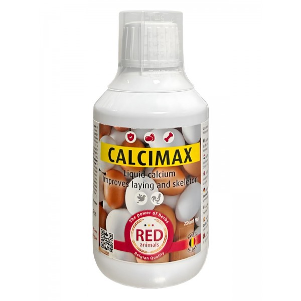 The Red Animals Calcimax 250 ml, (Calcio, magnesio y Vitaminas AD3E) Red Pigeon