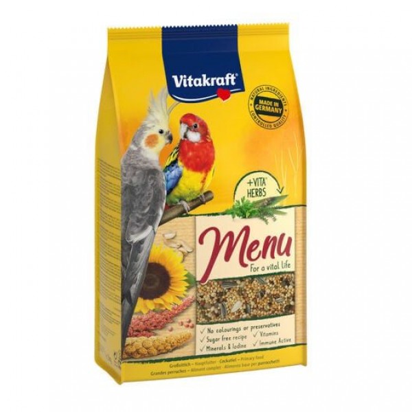 Vitakraft Menú Premium para Cotorras Food for agapornis and nymphs
