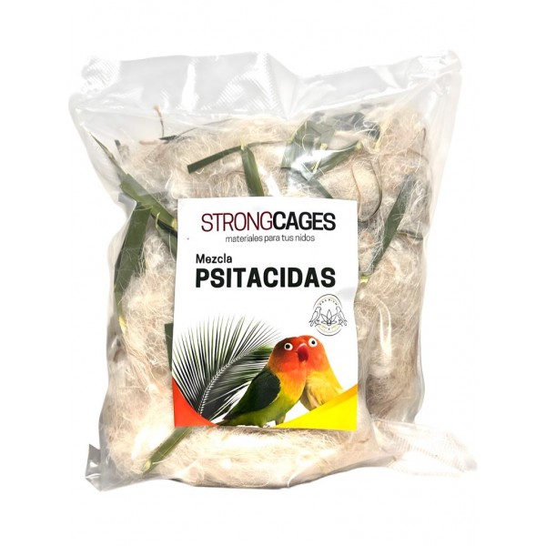 Mezcla para nidos Psitacidas Nests and accessories for the nest