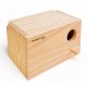 Nido de madera de pino para Agaporni Horizontal Nests and accessories for the nest