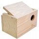 Nido de madera de pino para periquitos Nests and accessories for the nest