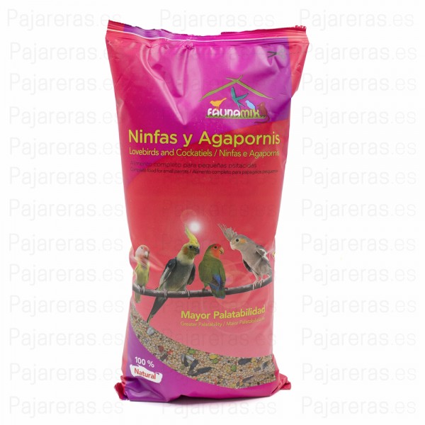 Faunamix agapornis y ninfas Comida para agapornis y ninfas