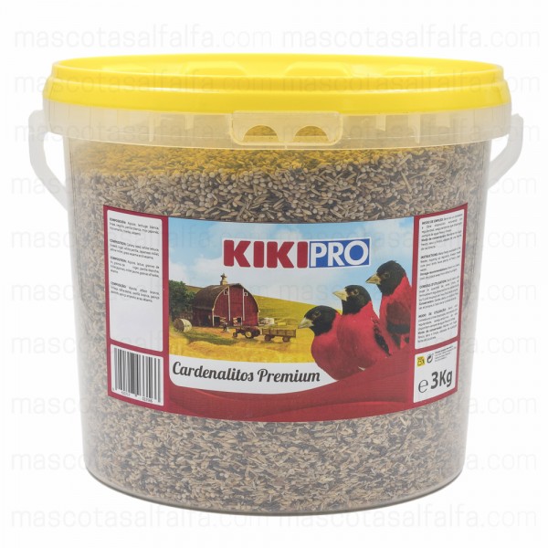 Kiki Pro Cardenalito Premium 3 KG Food for goldfinches and wild birds Kiki Pro Cardenalito Premium 3 KG Food for goldfinches and wild birds