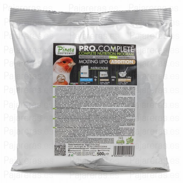 Sobre Preparación muda 500gr pro complet Sobre Preparación muda 500gr pro complet