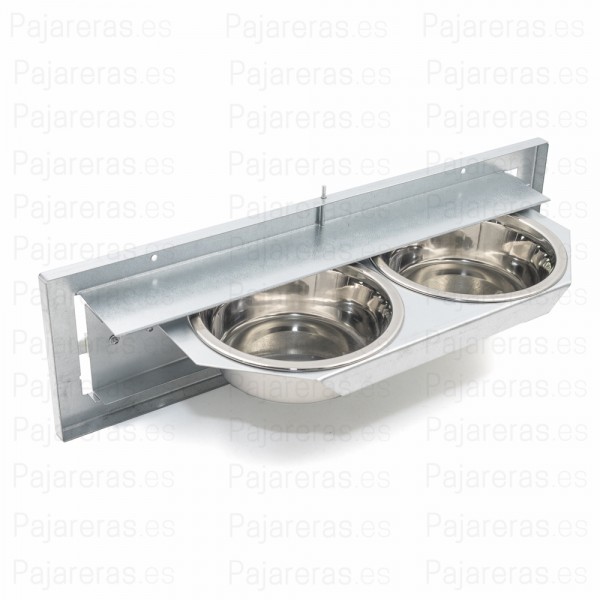 Comedero Giratorio 2 platos para aves Comedero Giratorio 2 platos para aves