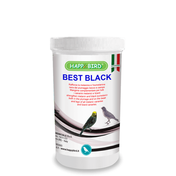 Best Black (Refuerza la melanina y la eumelanina negra) HAPPY BIRD Colorante aves