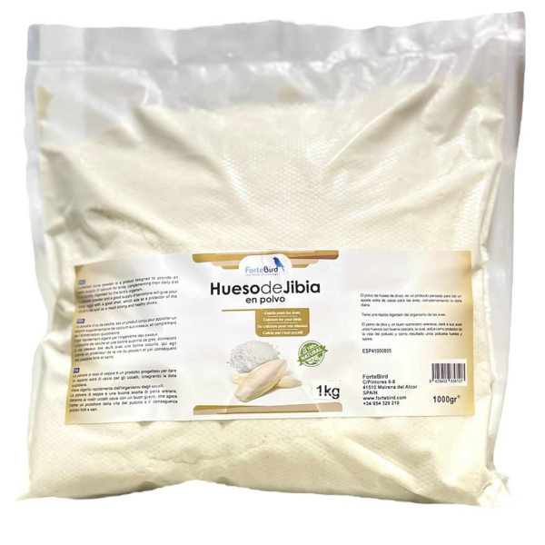 Polvo de Sepia 1 kg ForteBird Cales - Mineral Grit Polvo de Sepia 1 kg ForteBird Cales - Mineral Grit