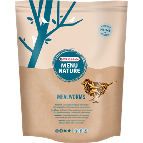 Gusanos de la harina Mealworms 300 gr Food for goldfinches and wild birds
