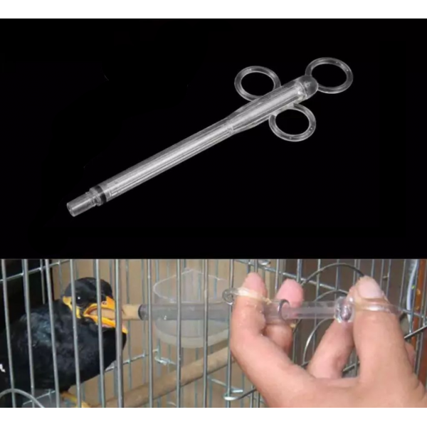 Jeringa para embuchar pájaros plástico ABS Jeringa para embuchar pájaros plástico ABS