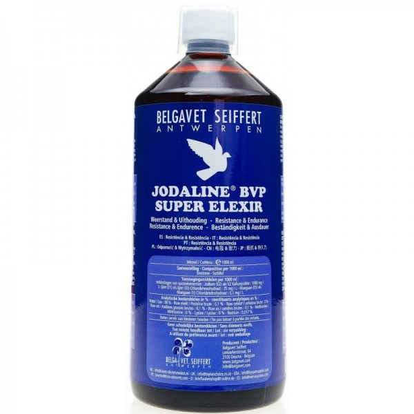BelgaVet Jodaline Super Elixir 1 litro, (tónico energético 100% natural) Complementos proteicos