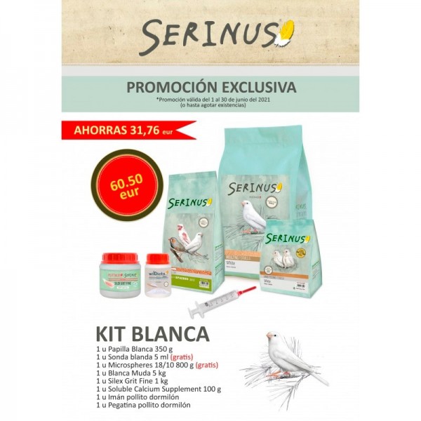 PACK SERINUS CANARIO SIN DORE PACK SERINUS CANARIO SIN DORE