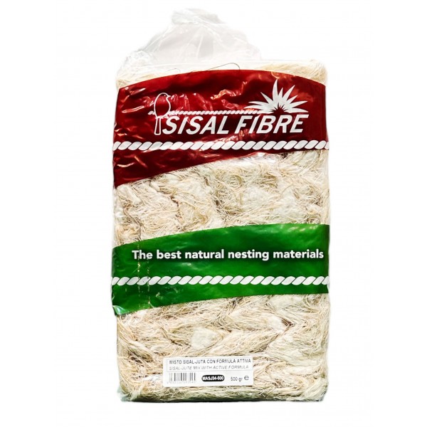 Mezcla de Sisal Yuta con fórmula activa y antiséptica Nests and accessories for the nest