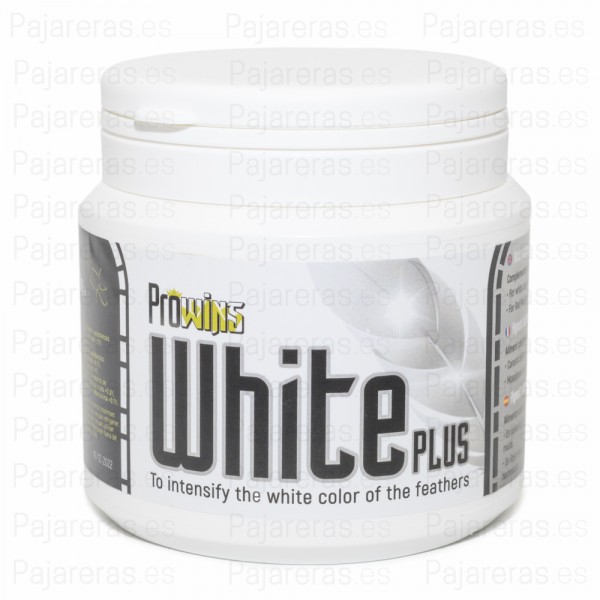 Prowins White Plus 300gr, (intensifica el color blanco de las plumas) Bird coloring