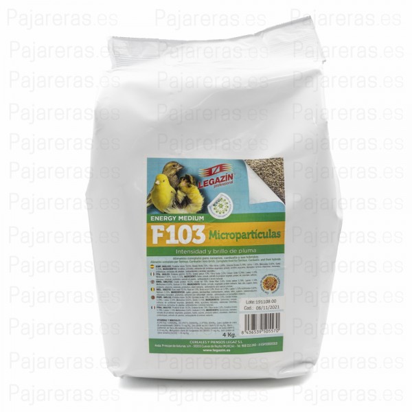 Pienso F103 Microparticulas Pienso F103 Microparticulas