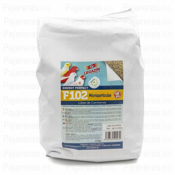 Pienso F102 Microparticulas (NO DORE) Pienso F102 Microparticulas (NO DORE)