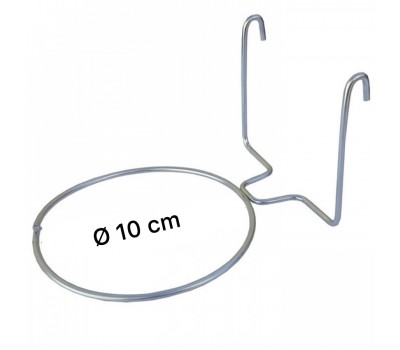 Portanido en hierro zincado (10 cm)